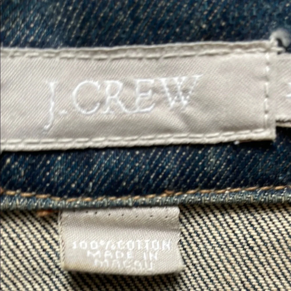 J. Crew Dark Blue Denim Jean Jacket